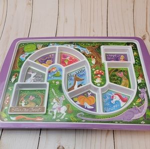 Picky eater forest friends toddler dinner plate